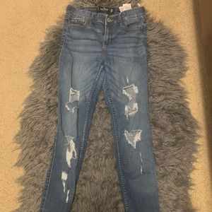 Mid-rise super skinny jeans
